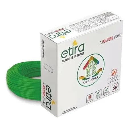 0.75 sq. mm Polycab Etira 90m.(Green)