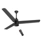 POLYCAB Silencio Mini 1200mm 5-Star BLDC, Remote Ceiling fan for home| 55% Energy Saving, 100% Copper, High Speed, 25 Speed Setting, Reversable & Timer | 4-yr Warranty【matt black】