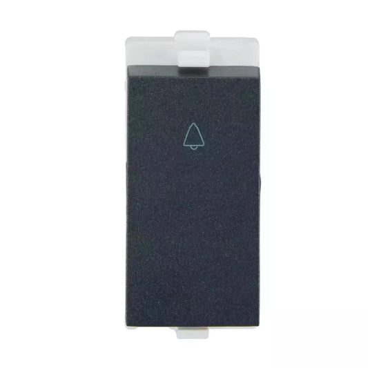 L&T/LK Engem Stone Grey Bell Push 6A 1Module