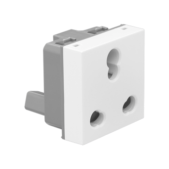 Legrand Allzy - 6/16A Socket with shutter, 240V 2M White