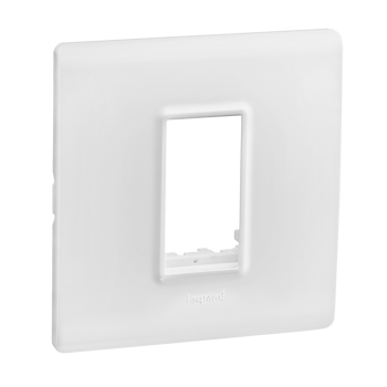 Legrand Allzy -Plate & Frame 1M White