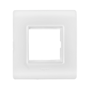 Legrand Allzy -Plate & Frame 2M White