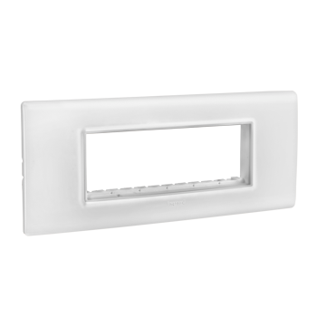 Legrand Allzy -Plate & Frame 6M White