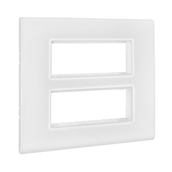 Legrand Allzy -Plate & Frame 12M White