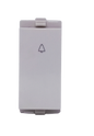 L&T/LK Engem White Bell Push 6A 1module