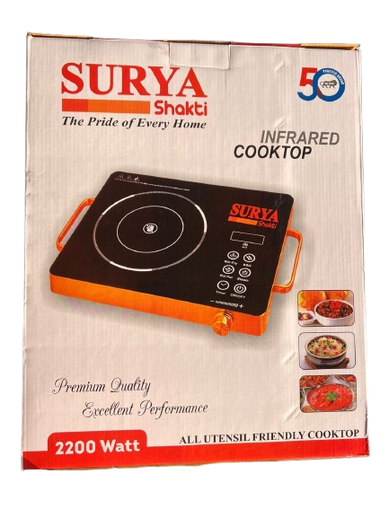 SURYA SHAKTI Infrared Cooktop (2200 watt)