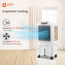 Orient Electric 40 L Room/Personal Air Cooler  (White, Aerocool 40)