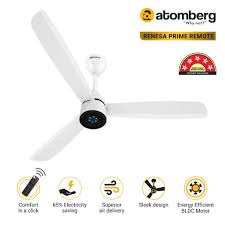 Atomberg Renesa Prime Remote 5 Star 1200 mm 3 Blade Ceiling Fan  (BLDC Motor with Remote | Seasand Ivory