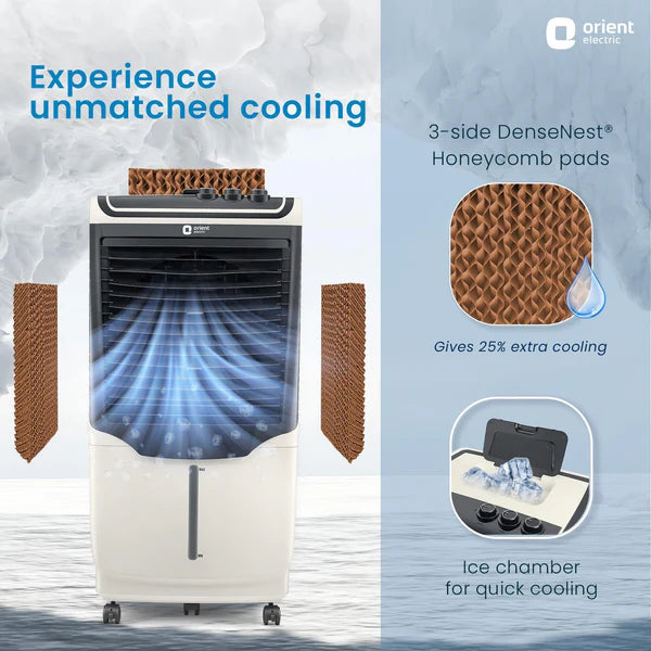 Orient Electric  Avante Desert Air Cooler with Honeycomb Pads 105L