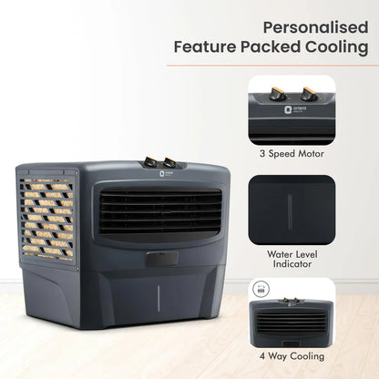 Orientelectric  Magicool+ Window Air Cooler with Powerful Air Delivery 55L