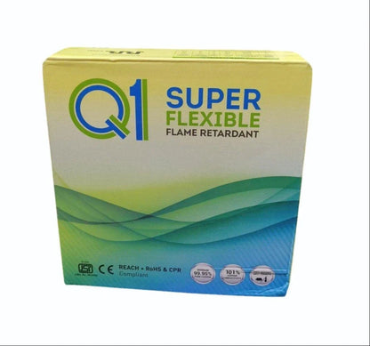 RR Q1 Super Flexible PVC Insulated 1.5sq.mm Single Core Flexible Copper Wires and Cables for Domestic/Industrial Electric | Home Electric Wire | 90 Mtr | Electrical Wire | (Red)