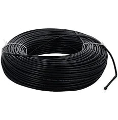 Polycab Optima Plus 1 SQ-MM, 90 Meters PVC Insulated Copper Wire Single Core Flexible House Cable for Domestic & Industrial Connections Electric Wire (Black)