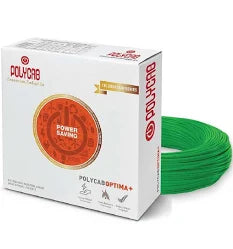 Polycab Optima Plus 0.75 SQ-MM, 90 Meters PVC Insulated Copper Wire Single Core Flexible House Cable  (green)